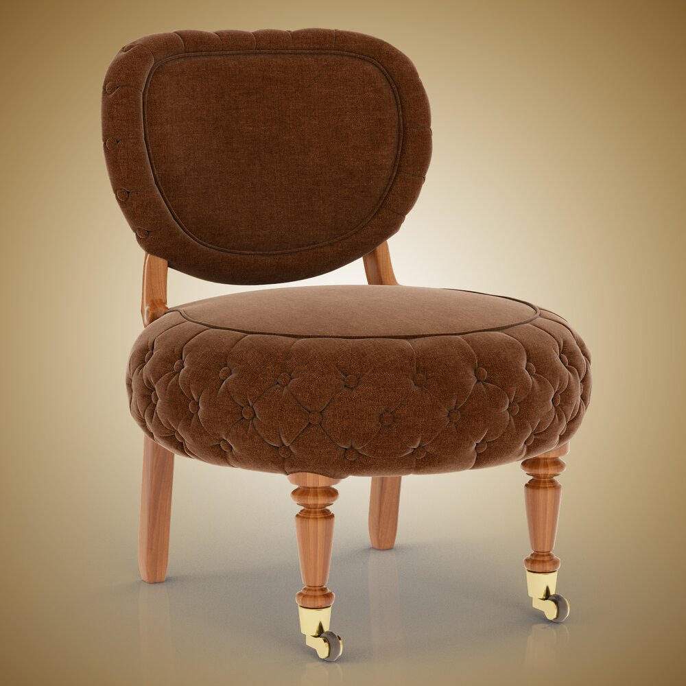 Barrio Puff Chair 3D 모델 