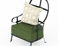 Baxter Chassis Armchair Modelo 3D