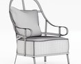 Baxter Chassis Armchair 3Dモデル