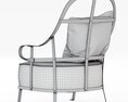 Baxter Chassis Armchair Modelo 3d