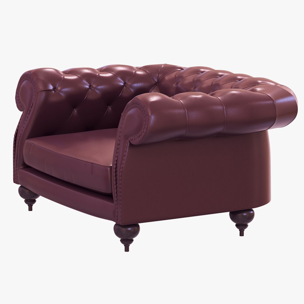 Baxter Diana Chester Armchair 3Dモデル