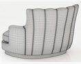 Brabbu Plum Single Sofa 3d model