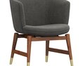Baker Coupe Dining Chair Modelo 3D