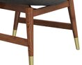 Baker Coupe Dining Chair 3D 모델 