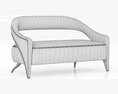 Brabbu Tellus 2 Seat Sofa 3D-Modell