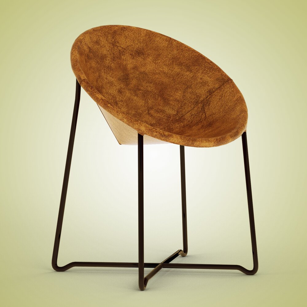Baxter Askia Chair Modèle 3D