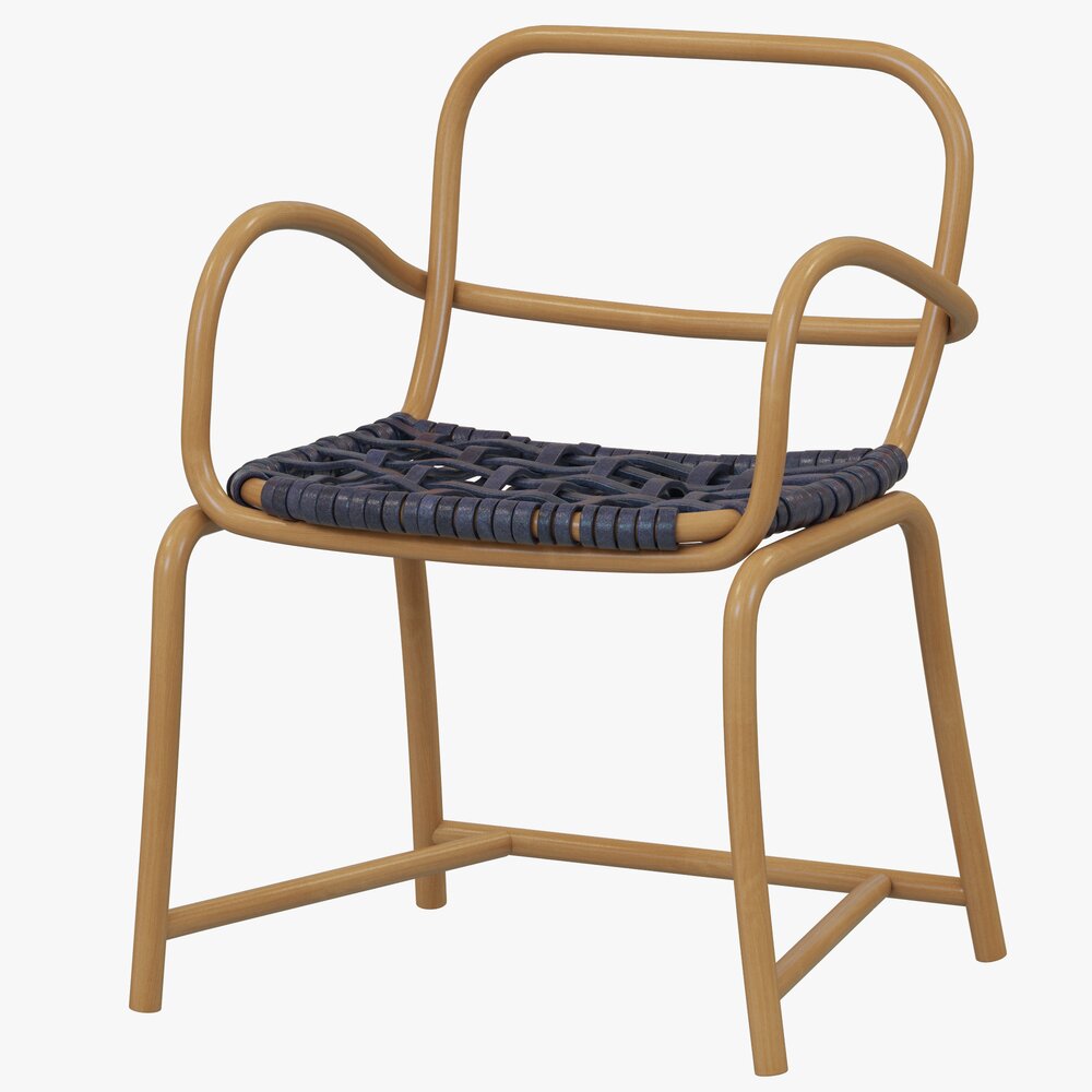 Baxter Manila Chair Modello 3D