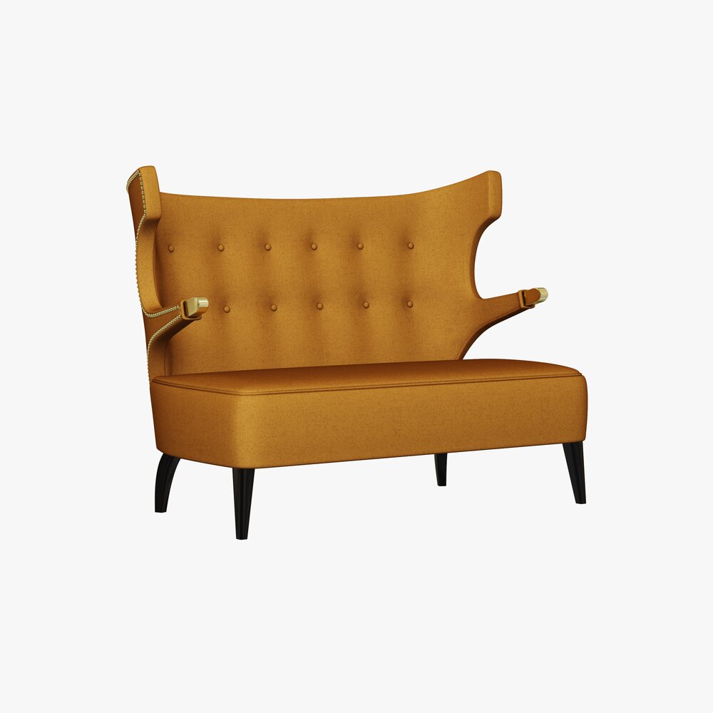 Brabbu Sika 2 Seat Sofa 3D 모델 