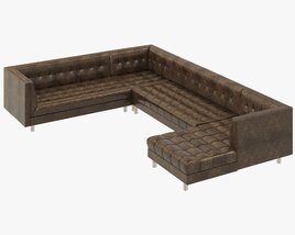 Bernhardt Dunhill Sectional Sofa 3D-Modell