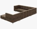 Bernhardt Dunhill Sectional Sofa 3D модель