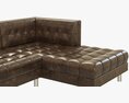 Bernhardt Dunhill Sectional Sofa Modello 3D