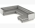 Bernhardt Dunhill Sectional Sofa Modello 3D