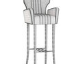 Brabbu Davis Bar Chair 3D 모델 