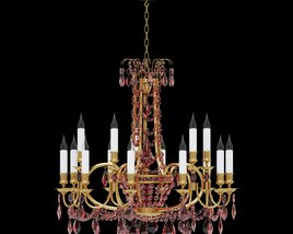 Chandelier LX-111A 3Dモデル
