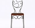 Chair Of Wrought Iron 3D 모델 