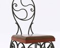 Chair Of Wrought Iron 3d model