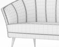 Brabbu Maya 2 Seat Sofa Modelo 3d