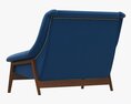 Brabbu INCA 2 SEAT SOFA 3Dモデル