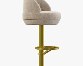 Essential Home Gable Bar Chair Modèle 3D
