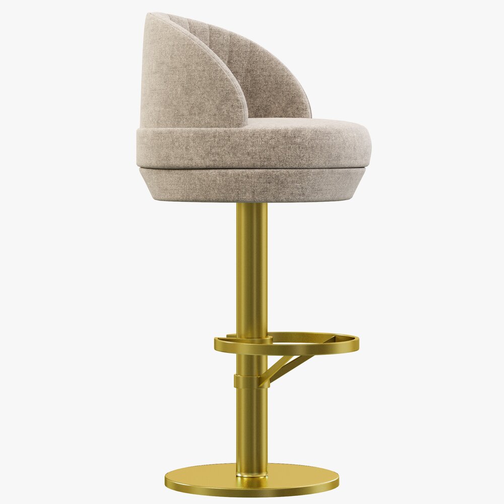 Essential Home Gable Bar Chair 3D 모델 