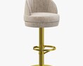 Essential Home Gable Bar Chair 3d model