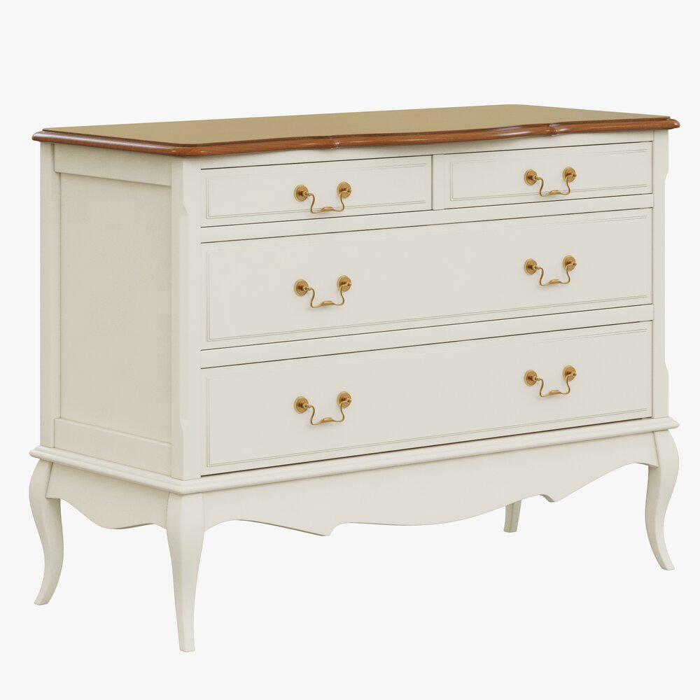Dresser Chest of Drawers 3D 모델 