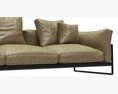 Flexform Zeno Light Sofa 3d model