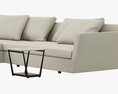 Flexform Adagio Sofa Modelo 3d