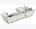 Flexform Adagio Sofa 3D 모델 