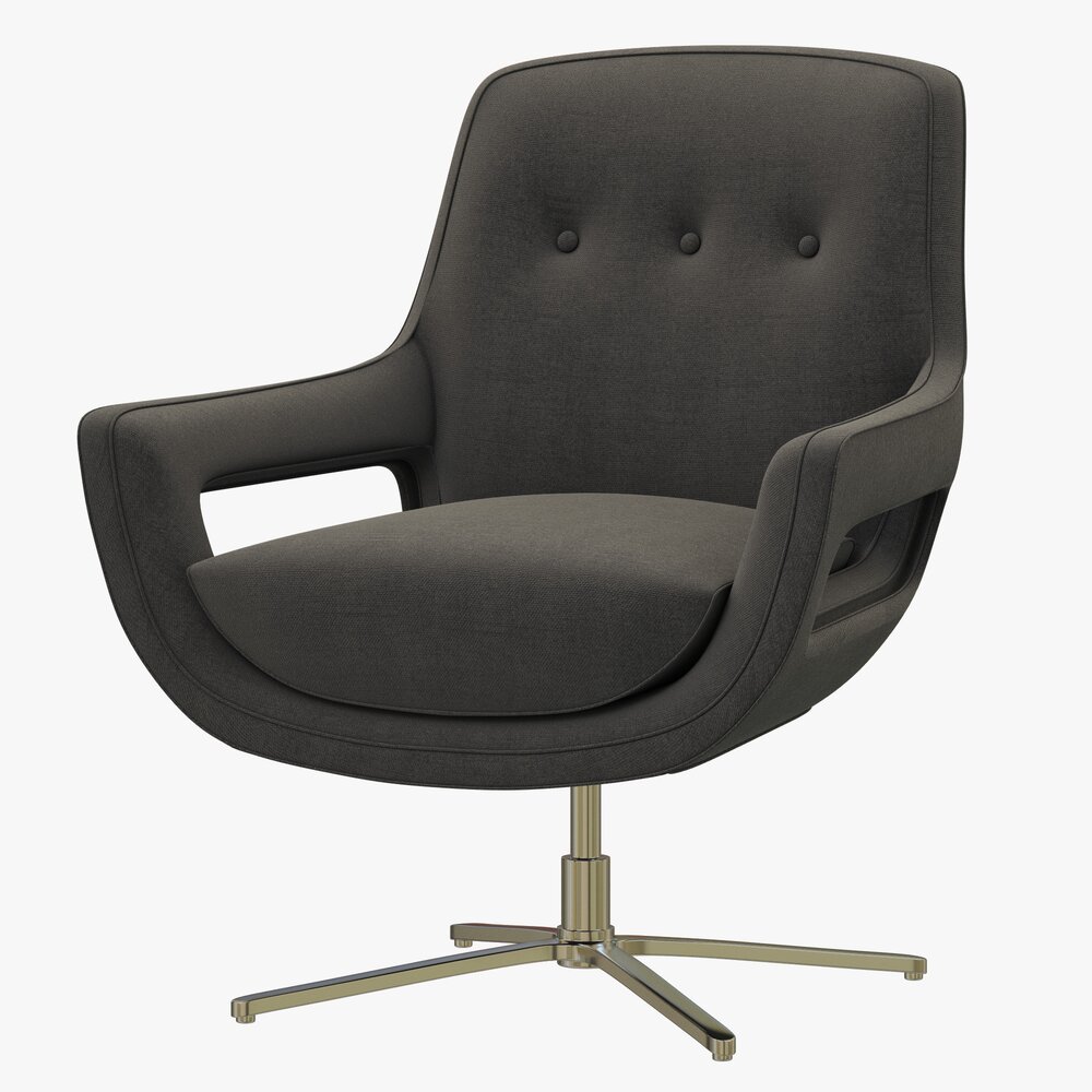Eichholtz Swivel Chair Flavio Modello 3D