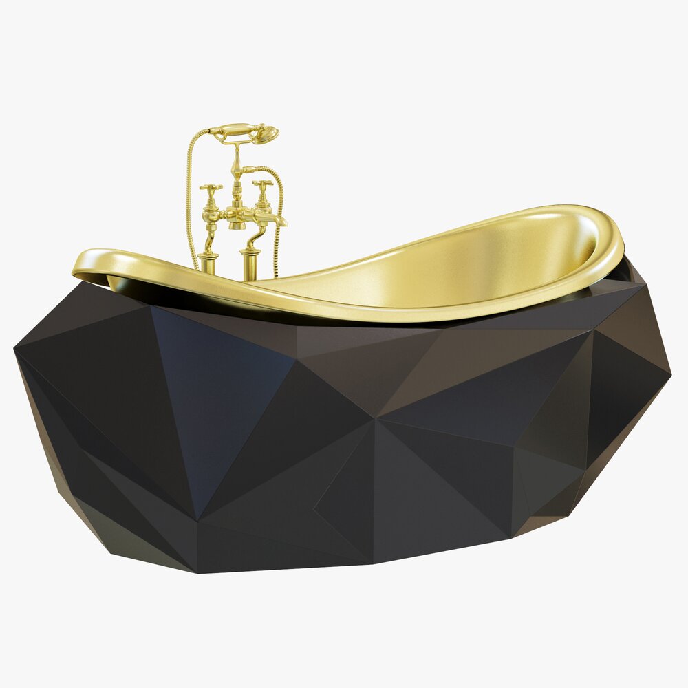 Maison Valentina Diamond Bathtub 3D 모델 