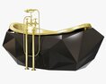 Maison Valentina Diamond Bathtub 3Dモデル