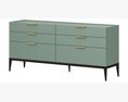 Dantone Home Metropolitan Dresser 2 3d model