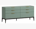 Dantone Home Metropolitan Dresser 2 Modello 3D