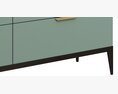 Dantone Home Metropolitan Dresser 2 3D模型