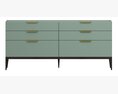 Dantone Home Metropolitan Dresser 2 3d model