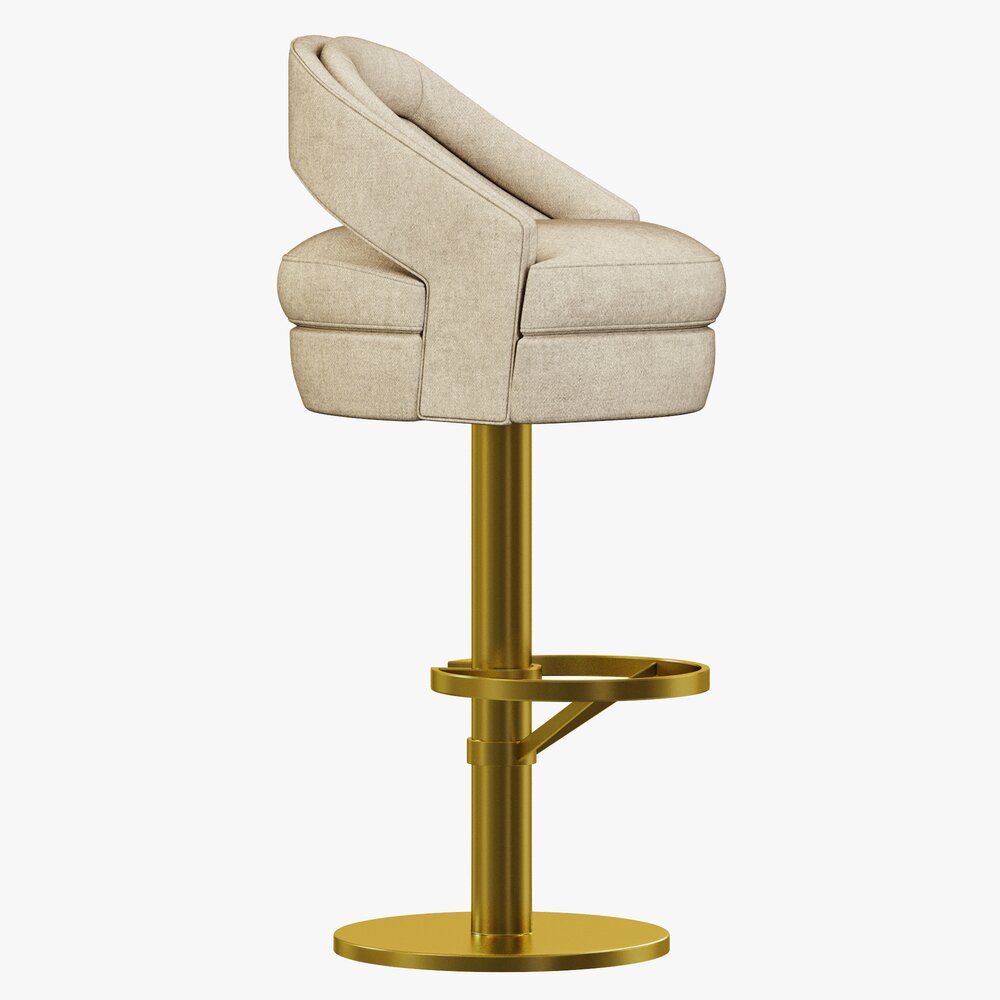 Essential Home Russel Bar Chair 3D模型