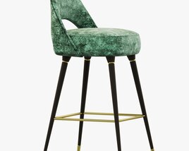 Essential Home Collins Bar Chair 3D model