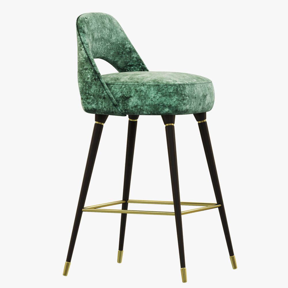 Essential Home Collins Bar Chair Modello 3D