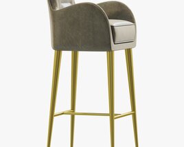 Essential Home Dandridge Bar Chair 3D模型
