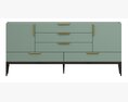 Dantone Home Metropolitan Dresser 3 3D模型