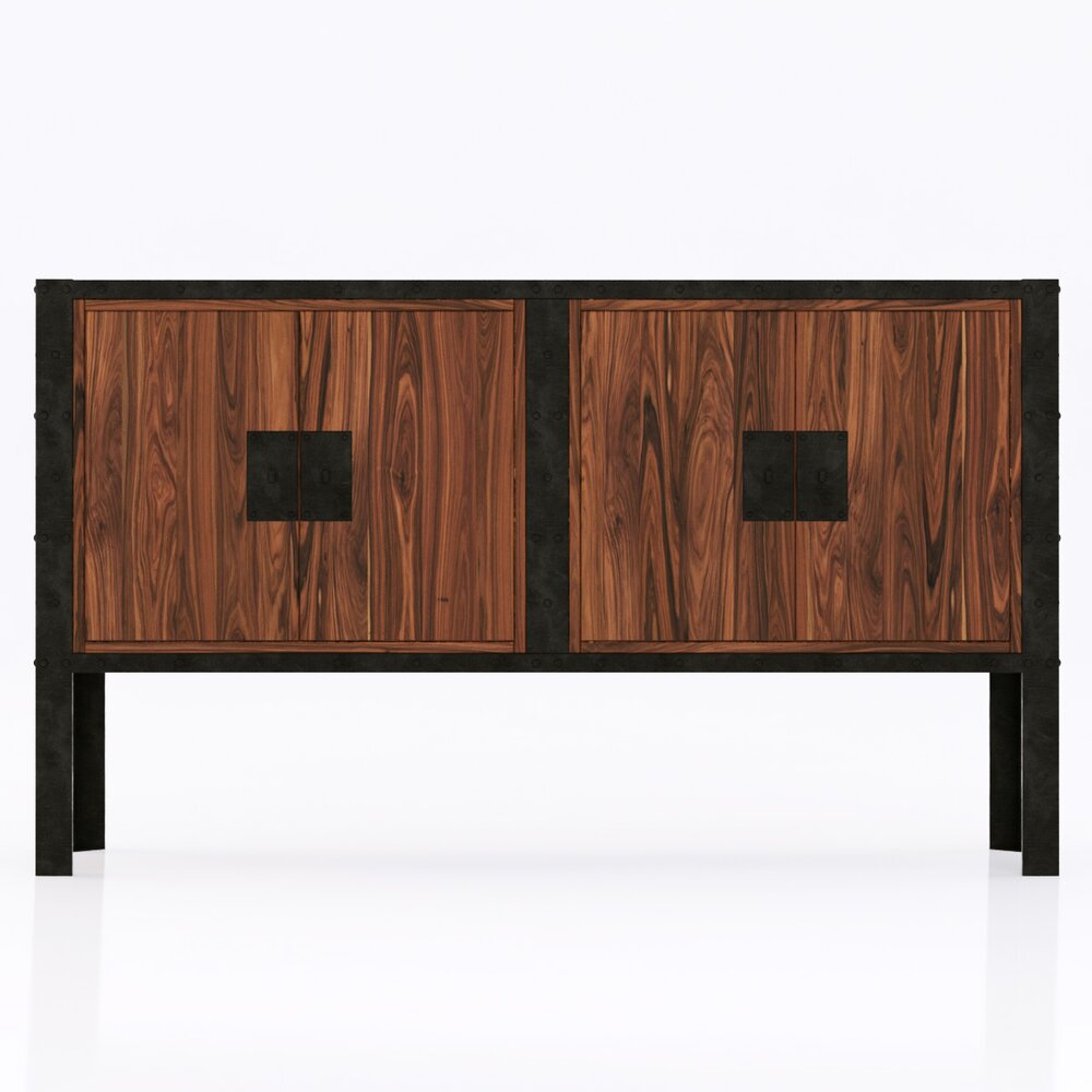 Dovetail Furniture Console Table 3D model
