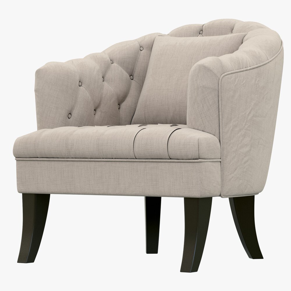 Dantone Home Nizza Chair Modello 3D