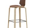 Normann Copenhagen My Chair Barstool 3D 모델 