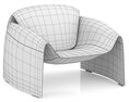 Poliform LE CLUB armchair 3Dモデル