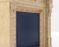 Marble Fireplace 3D-Modell