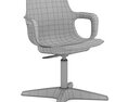Ikea ODGER Swivel chair 3D 모델 